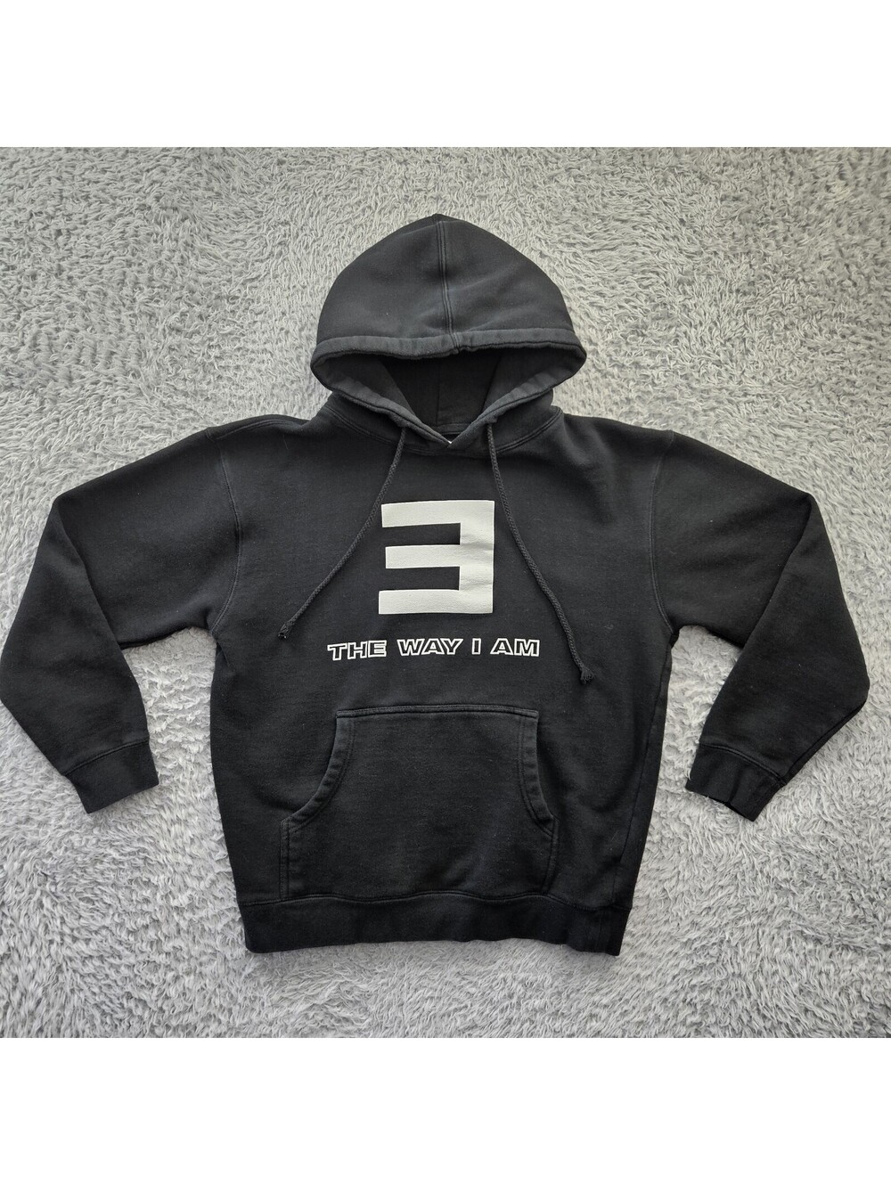 EMNINEM Hoodie Sweatshirt Medium Rap Hip Hop The Way I Am Black Pullover Heavy